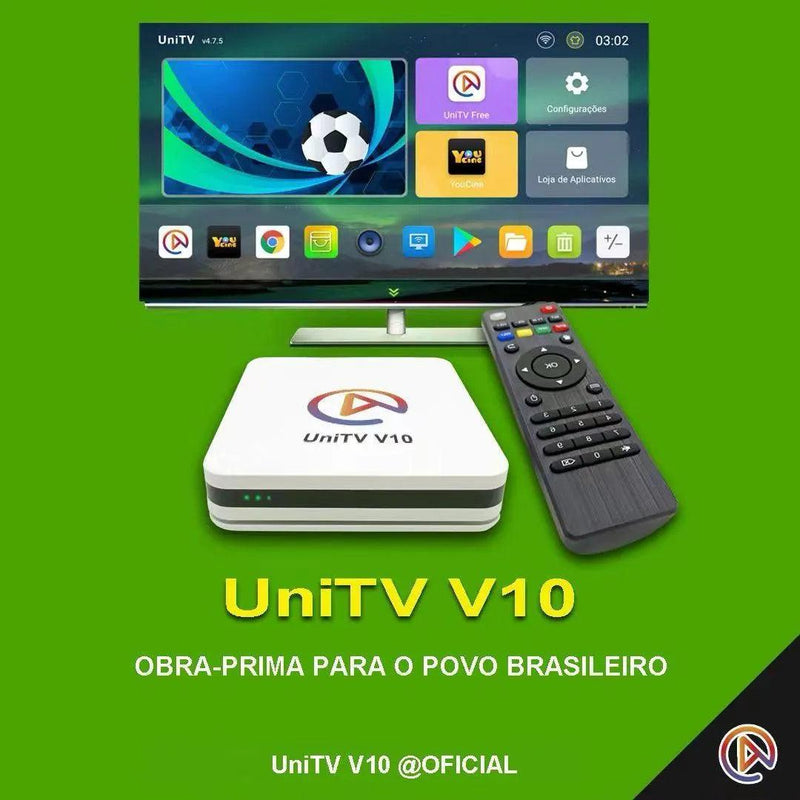 Tv Box 4k Android - UNITV V10 - Expresso G