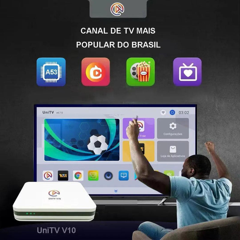 Tv Box 4k Android - UNITV V10 - Expresso G