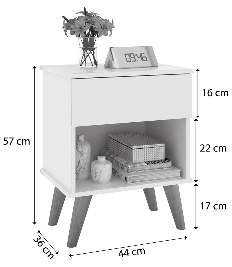 Mesa de Cabeceira Retrô - Expresso G