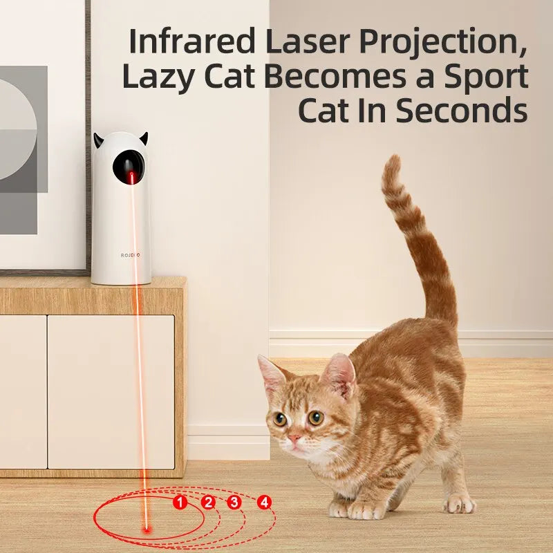 Brinquedo com led e laser automático para gatos - Expresso G